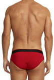 Papi 980403-950 3PK Cotton Stretch Brief Color Red-Gray-Black