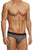 Papi 980403-950 3PK Cotton Stretch Brief Color Red-Gray-Black