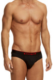 Papi 980403-950 3PK Cotton Stretch Brief Color Red-Gray-Black