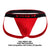 Papi 980911-950 3PK Cotton Stretch Jockstrap Color Red-Gray-Black