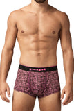 Papi UMPA048 2PK Microflex Brazilian Trunks Color Berry-Texture