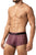 Papi UMPA048 2PK Microflex Brazilian Trunks Color Berry-Texture