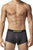 Papi UMPA048 2PK Microflex Brazilian Trunks Color Charcoal-Leopard