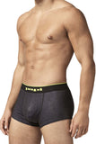 Papi UMPA048 2PK Microflex Brazilian Trunks Color Charcoal-Leopard