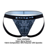 Papi UMPA049 2PK Microflex Jockstrap Color Blue-Texture