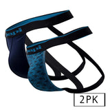 Papi UMPA049 2PK Microflex Jockstrap Color Teal-Graphic