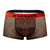 Papi UMPA050 Fashion Microflex Brazilian Trunks Color Orange Pixel Print