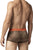 Papi UMPA050 Fashion Microflex Brazilian Trunks Color Orange Pixel Print