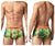 Papi UMPA050 Fashion Microflex Brazilian Trunks Color Sunrise Multi Print