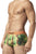 Papi UMPA050 Fashion Microflex Brazilian Trunks Color Sunrise Multi Print