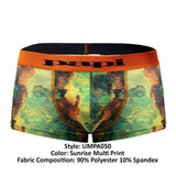 Papi UMPA050 Fashion Microflex Brazilian Trunks Color Sunrise Multi Print