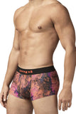 Papi UMPA050 Fashion Microflex Brazilian Trunks Color Sunset Multi Print