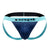 Papi UMPA051 Fashion Microflex Brazilian Jockstrap Color Blue Pixel Print