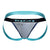 Papi UMPA051 Fashion Microflex Brazilian Jockstrap Color Blue Pixel Print