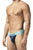 Papi UMPA051 Fashion Microflex Brazilian Jockstrap Color Blue Pixel Print