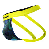 Papi UMPA051 Fashion Microflex Brazilian Jockstrap Color Ocean Multi Print