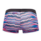 Papi UMPA076 2PK Microflex Brazilian Trunks Color Waves-Black