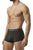 Papi UMPA076 2PK Microflex Brazilian Trunks Color Waves-Black