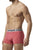 Papi UMPA080 2PK Microflex Brazilian Trunks Color Pink-Black