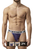 Papi UMPA081 2PK Microflex Jockstrap Color Tropical-Black