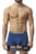 Papi UMPA088 2PK Microflex Brazilian Boxer Briefs Color Blue-Black