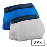 Papi UMPA107 2PK Microflex Performance Trunks Color Gray-Blue