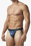 Papi UMPA108 2PK Microflex Performance Jockstrap Color Blue-Printed