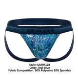 Papi UMPA108 2PK Microflex Performance Jockstrap Color Teal-Blue