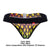 Pikante PIK 0829 Rainbow Thongs Color Black