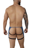 Pikante PIK 0985 Hare Garter Jockstrap Color Blue