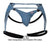 Pikante PIK 0985 Hare Garter Jockstrap Color Blue