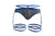 Pikante PIK 1082 Lujueria Garter Thongs Color Blue