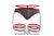 Pikante PIK 1082 Lujueria Garter Thongs Color Red