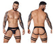 Pikante PIK 1085 Hard Garter Jockstrap Color Black