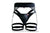 Pikante PIK 1085 Hard Garter Jockstrap Color Black