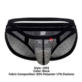 Pikante PIK 1093 Oomph Mesh Briefs Color Black