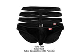 Pikante PIK 1097 Clandestine Velvet Briefs Color Black