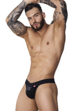 Pikante PIK 1099 Clandestine Velvet Thongs Color Black