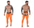 Pikante PIK 1271 Sonar Athletic Pants Color Orange