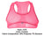 Pikante PIK 1272 Sonar Crop Top Color Fuchsia