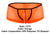 Pikante PIK 1273 Sonar Trunks Color Orange