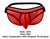 Pikante PIK 1281 Sonar Bikini Color Red