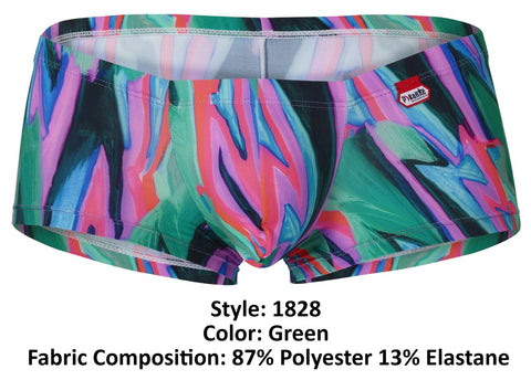 Pikante PIK 1828 Abstract Trunks Color Green