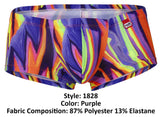 Pikante PIK 1828 Abstract Trunks Color Purple
