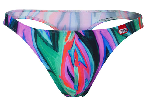Pikante PIK 1829 Abstract Thongs Color Green