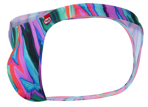 Pikante PIK 1829 Abstract Thongs Color Green