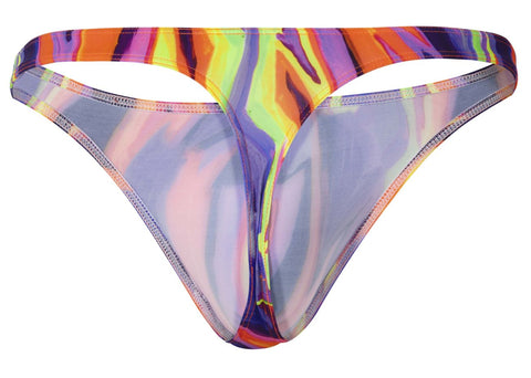 Pikante PIK 1829 Abstract Thongs Color Purple