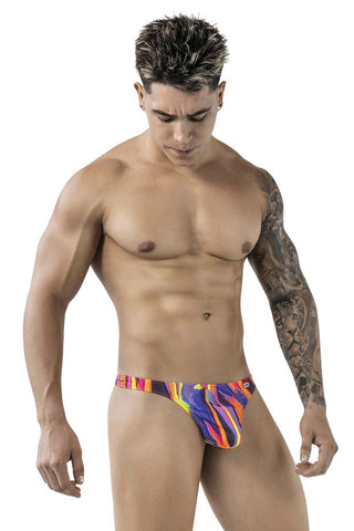 Pikante PIK 1829 Abstract Thongs Color Purple