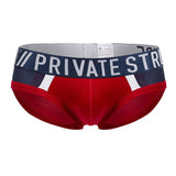 Private Structure BAUT4388 Athlete Mini Briefs Color Red Falcon