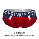 Private Structure BAUT4388 Athlete Mini Briefs Color Red Falcon